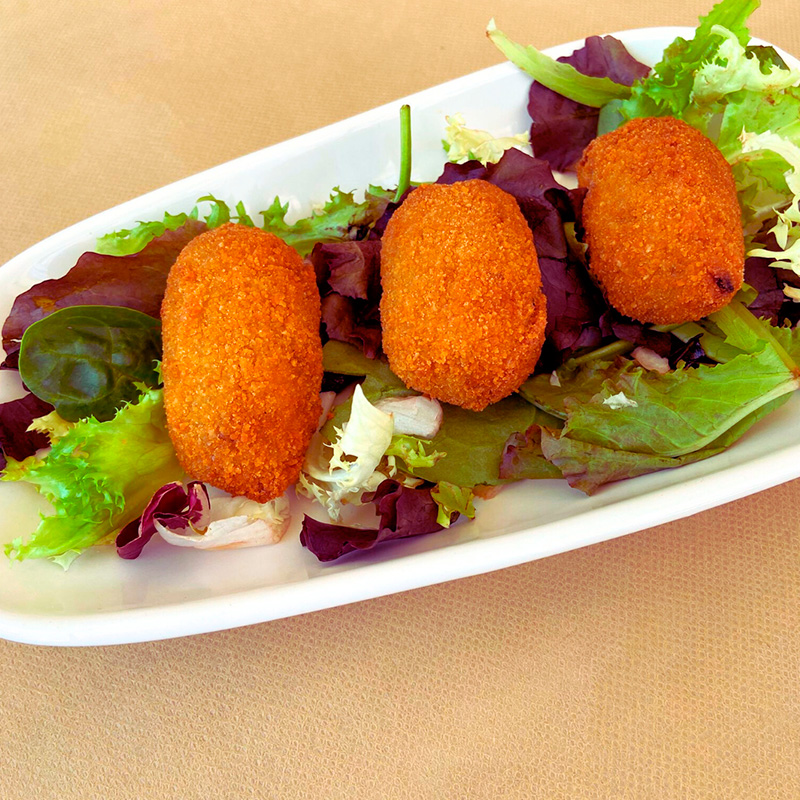 Oxtail Croquettes - Abanico Restaurant Estepona Oxtail Croquettes - Abanico Restaurant Estepona