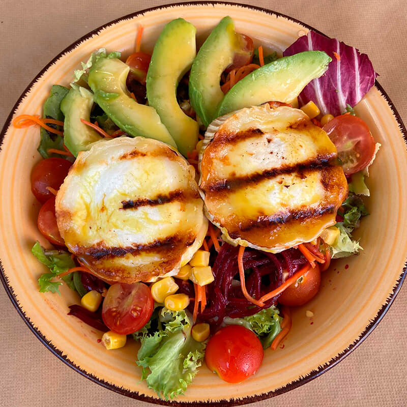 Goat Cheese Salad - Abanico Restaurant Estepona Goat Cheese Salad - Abanico Restaurant Estepona