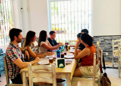 Interior of the Abanico Restaurant in Estepona
