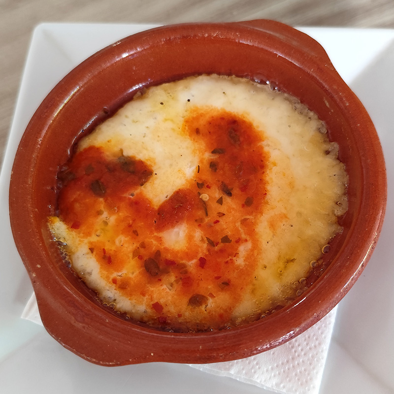 Provoleta (Cheese) - Abanico Restaurant Estepona Provoleta (Cheese) - Abanico Restaurant Estepona